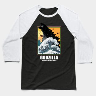 giant monsters big wave Baseball T-Shirt